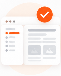 Illustration of a loyalty dashboard ready to use with a setup checkmark.