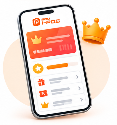 Loyalty program displayed on a phone
